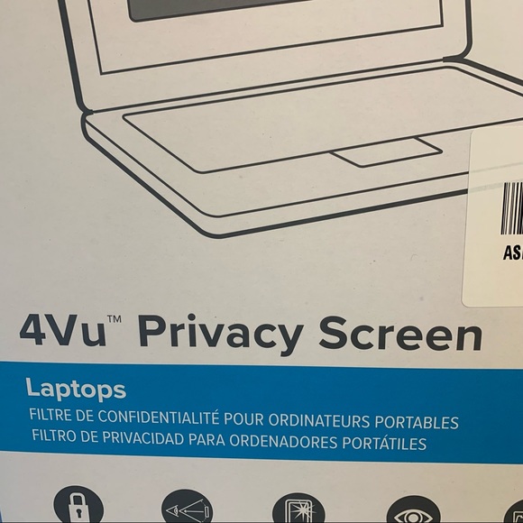 (2) Targus 4Vu Privacy Screens compatible with 17” laptops. NWT - Picture 3 of 15